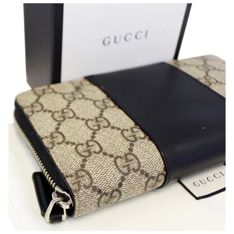 gucci monogram wallet black|personalized Gucci wallet.